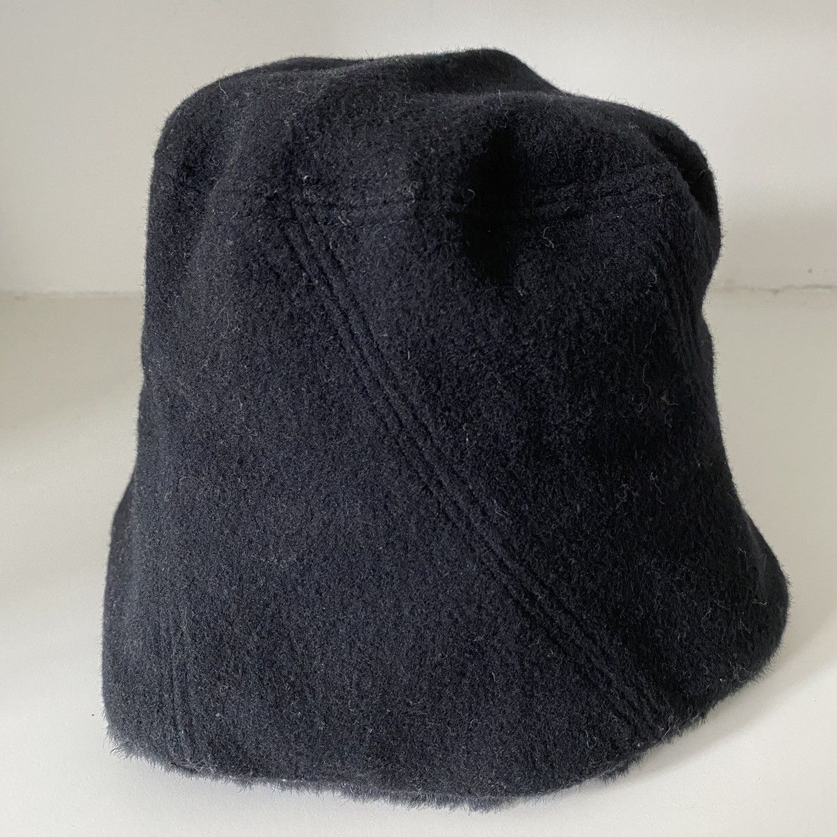 Y's Y’saccs Yohji Yamamoto Fur Wool Bucket Hat Size ONE SIZE - 4 Thumbnail