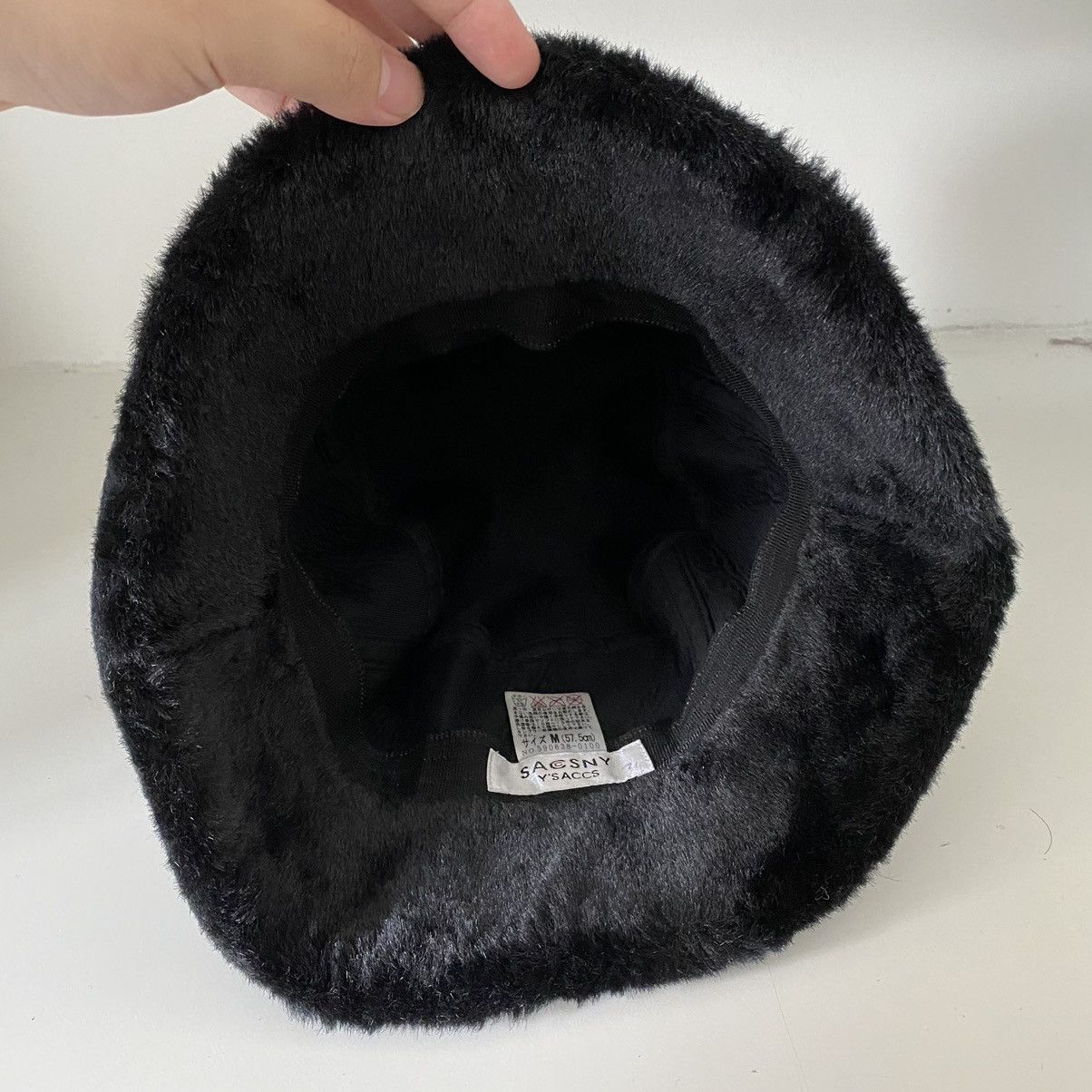 Y's Y’saccs Yohji Yamamoto Fur Wool Bucket Hat Size ONE SIZE - 8 Thumbnail