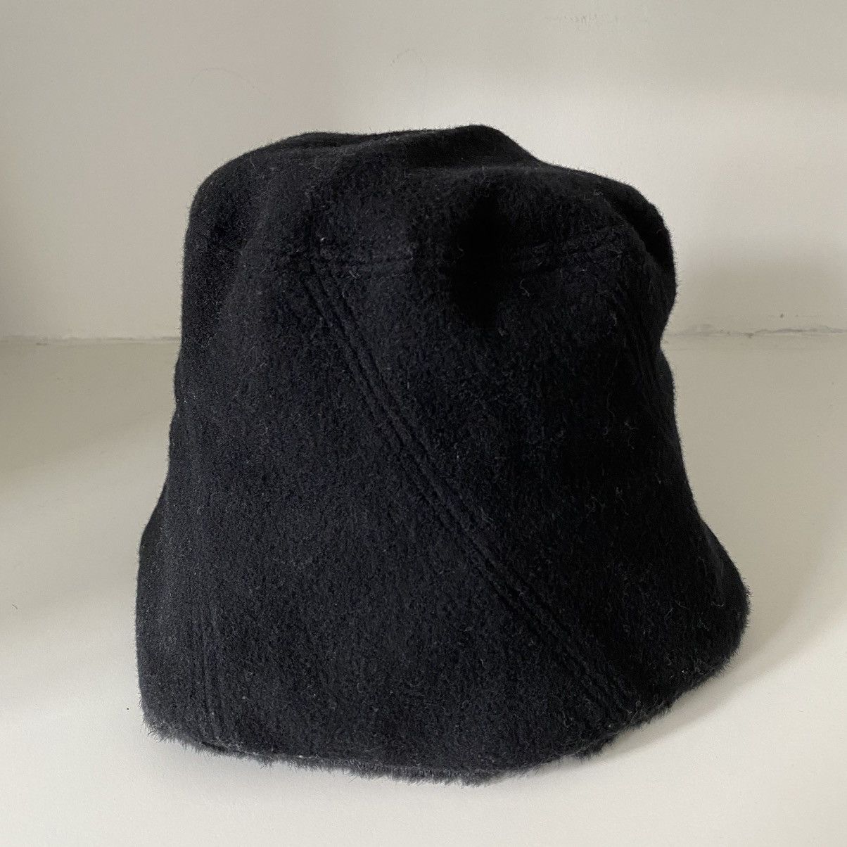 Y's Y’saccs Yohji Yamamoto Fur Wool Bucket Hat Size ONE SIZE - 3 Thumbnail