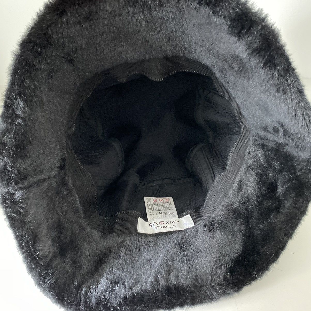 Y's Y’saccs Yohji Yamamoto Fur Wool Bucket Hat Size ONE SIZE - 9 Thumbnail