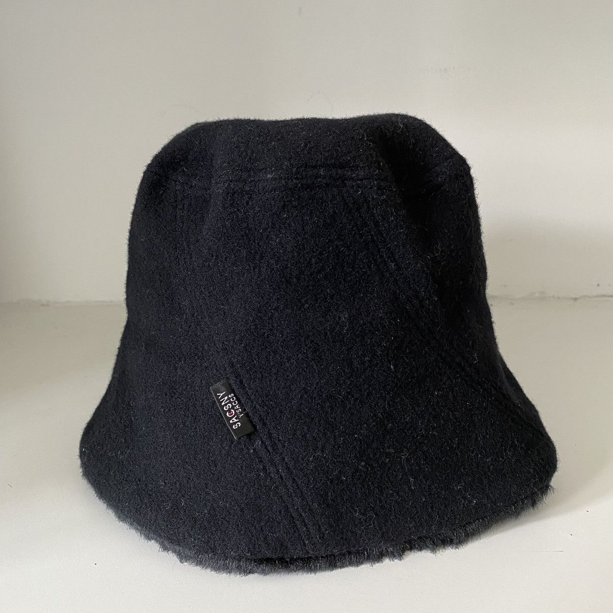 Y’saccs sacsny Yohji Yamamoto Fur Wool Bucket Hat
