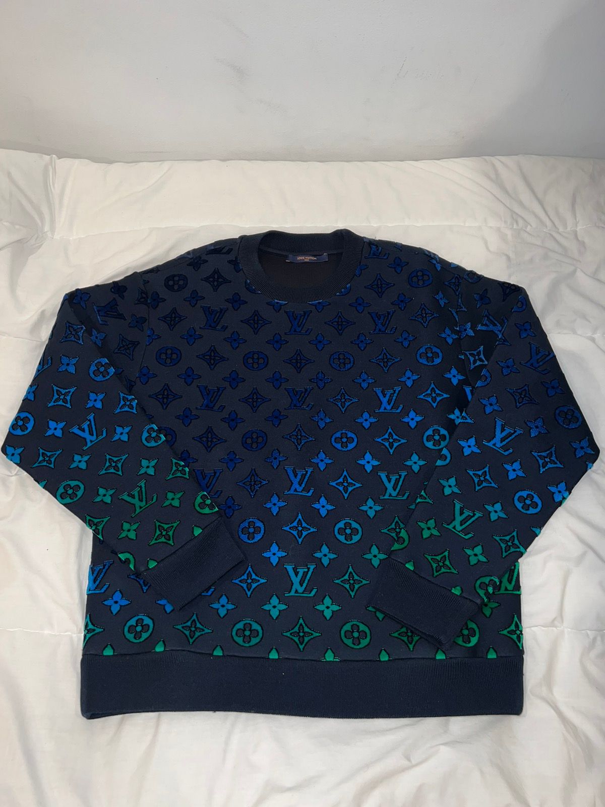 Louis Vuitton Gradient Monogram Fil Coup Sweatshirt Multicolor