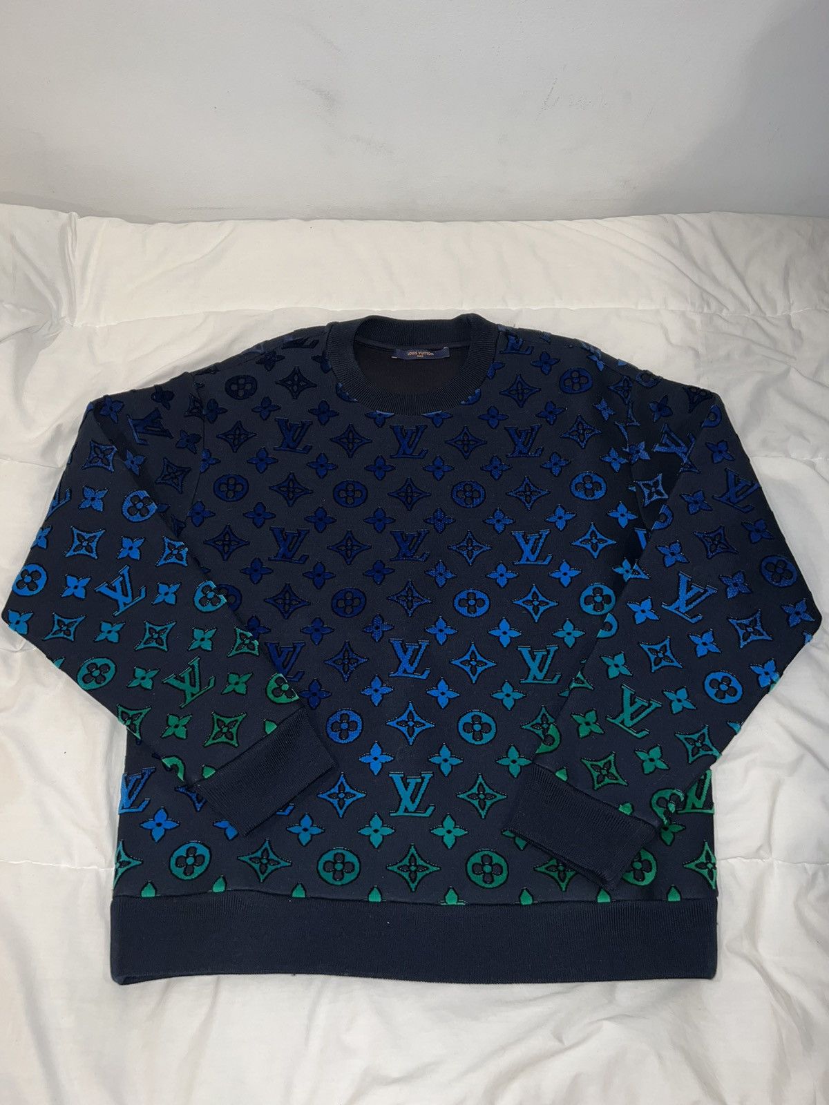 Louis Vuitton Gradient Monogram Fil Coup Sweatshirt Multicolor Men's - US