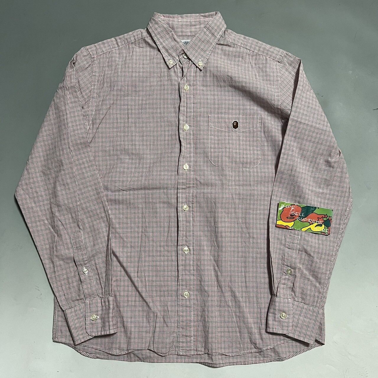 Bape BAPE APE HEAD long sleeve shirts Size US XL / EU 56 / 4 - 1 Thumbnail