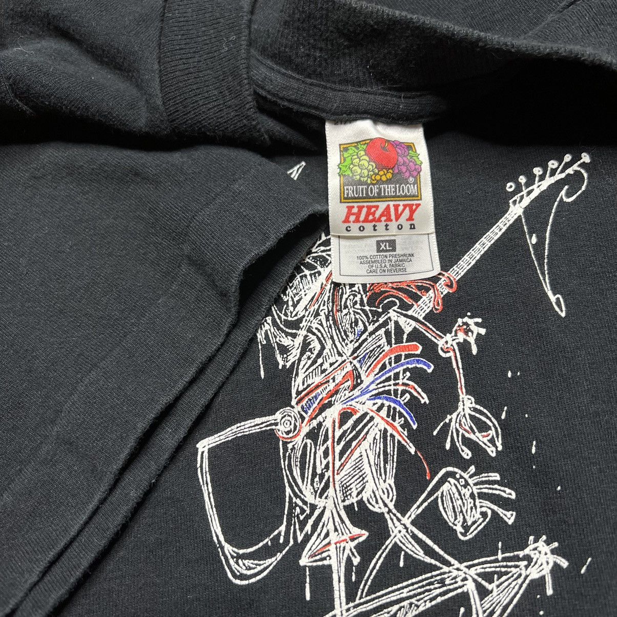 Vintage Vintage Nils Lofgren Crooked Line Band T-Shirt Size US XL / EU 56 / 4 - 3 Preview