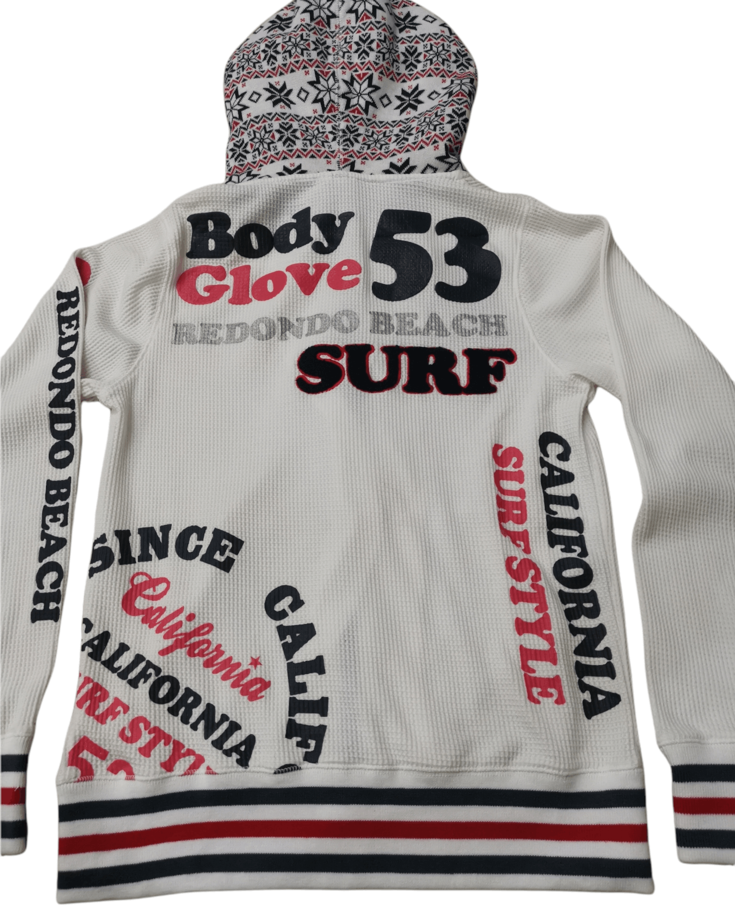 Vintage Body Glove Hoodie X Surf Style Skategang Size US M / EU 48-50 / 2 - 2 Thumbnail
