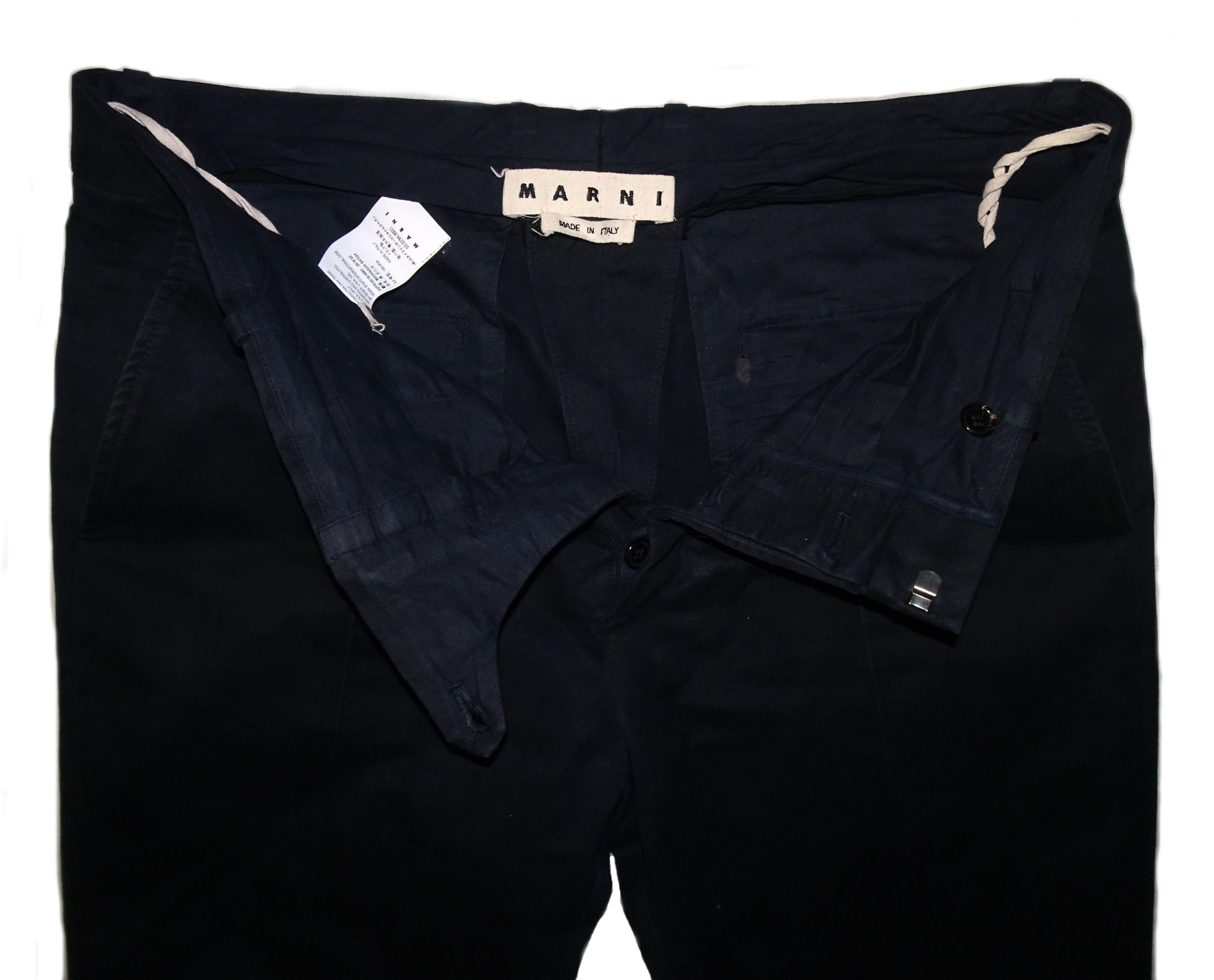 Marni VERY RARE MARNI SLIM-FIT COTTON PANTS Size US 36 / EU 52 - 3 Thumbnail