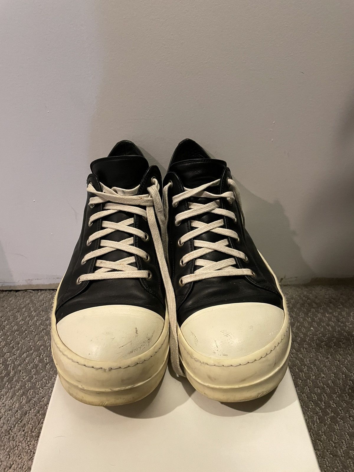 Rick Owens Ramones Leather Low