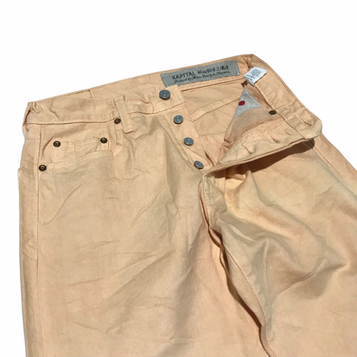 Kapital Kapital Cisco Peach Denim Pants Size US 29 - 3 Thumbnail