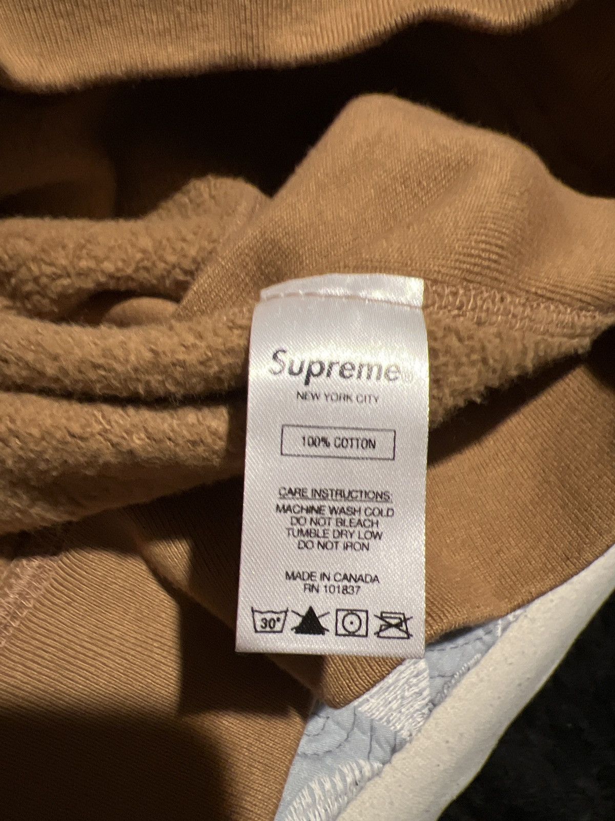 Supreme Supreme FTP Arc Hooded Sweatshirt Brown Size US L / EU 52-54 / 3 - 6 Thumbnail