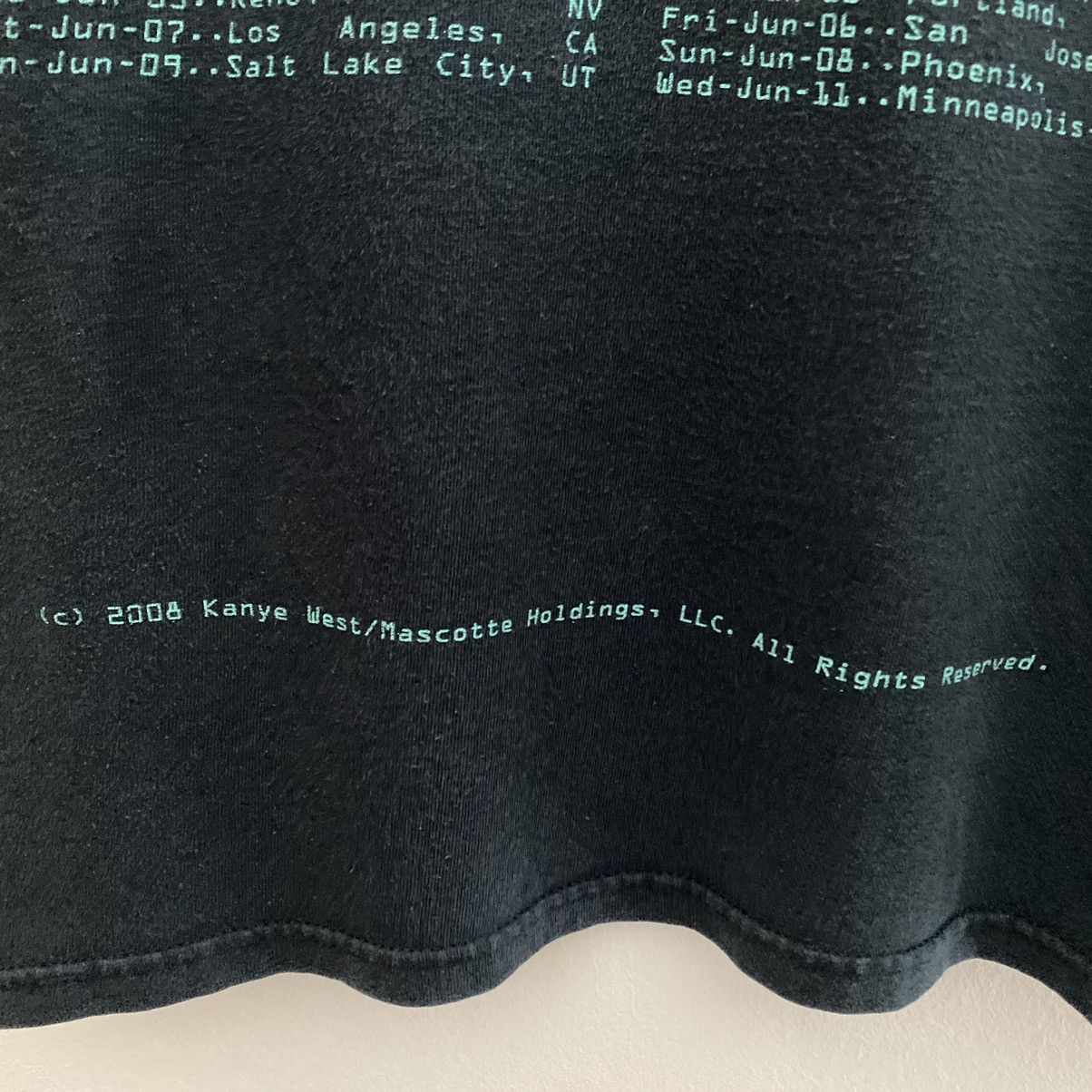 Kanye West Vintage Kanye West Glow In The Dark Tour 2008 - M Size US M / EU 48-50 / 2 - 11 Thumbnail