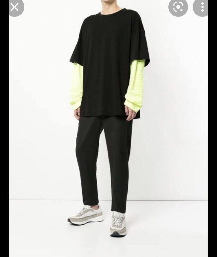Japanese Brand JUUN J. SHADOW CONCEALS small LONG SLEEVE TSHIRT Size US S / EU 44-46 / 1 - 1 Thumbnail