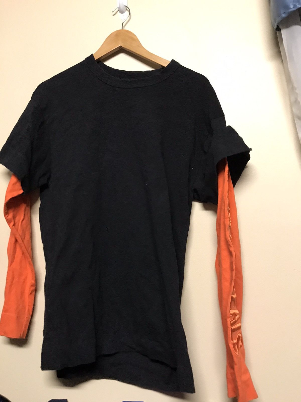 Japanese Brand JUUN J. SHADOW CONCEALS small LONG SLEEVE TSHIRT Size US S / EU 44-46 / 1 - 2 Thumbnail