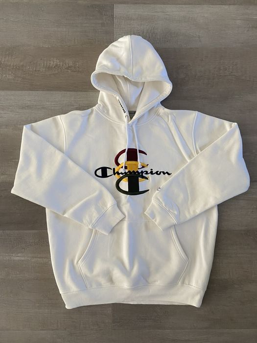 Supreme champion stacked c on sale hoodie