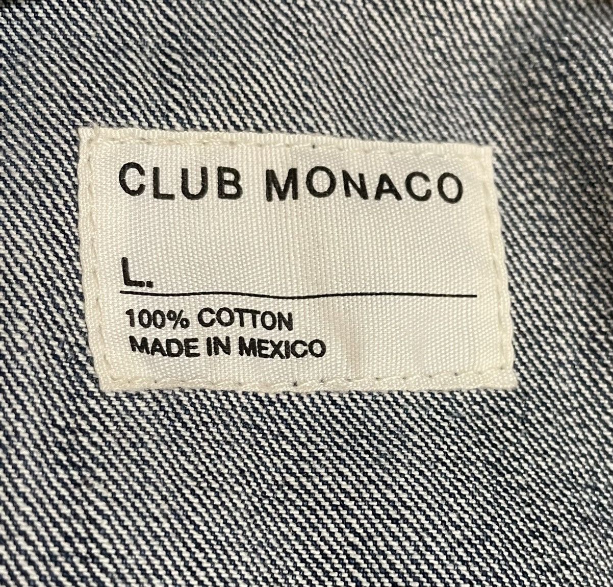 Club Monaco Club Monaco Denim Jacket Sz L Size US L / EU 52-54 / 3 - 3 Thumbnail