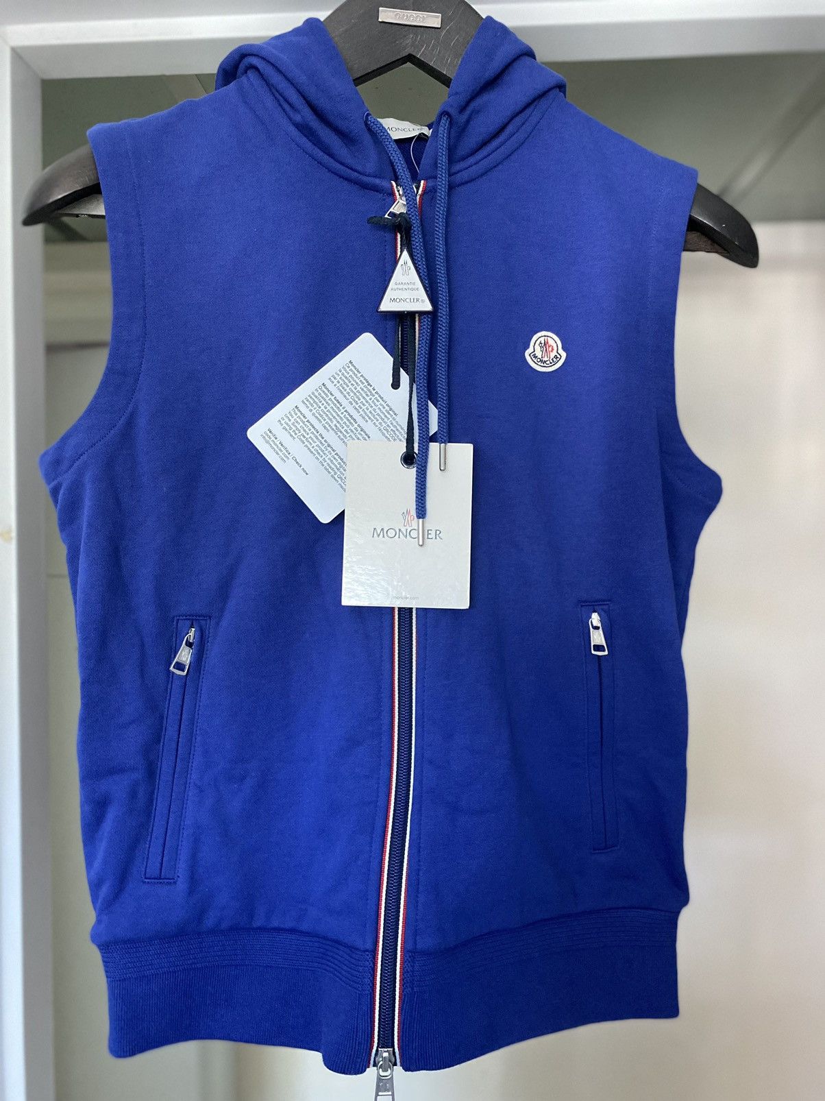 $1k+ BNWT Moncler Cotton Hooded Gilet vest waistcoat