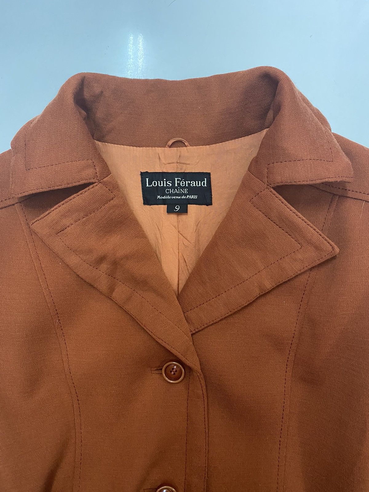 Designer × Louis Feraud Louis Feraud Chaine Ladies Trench Coat Size ONE SIZE - 6 Thumbnail
