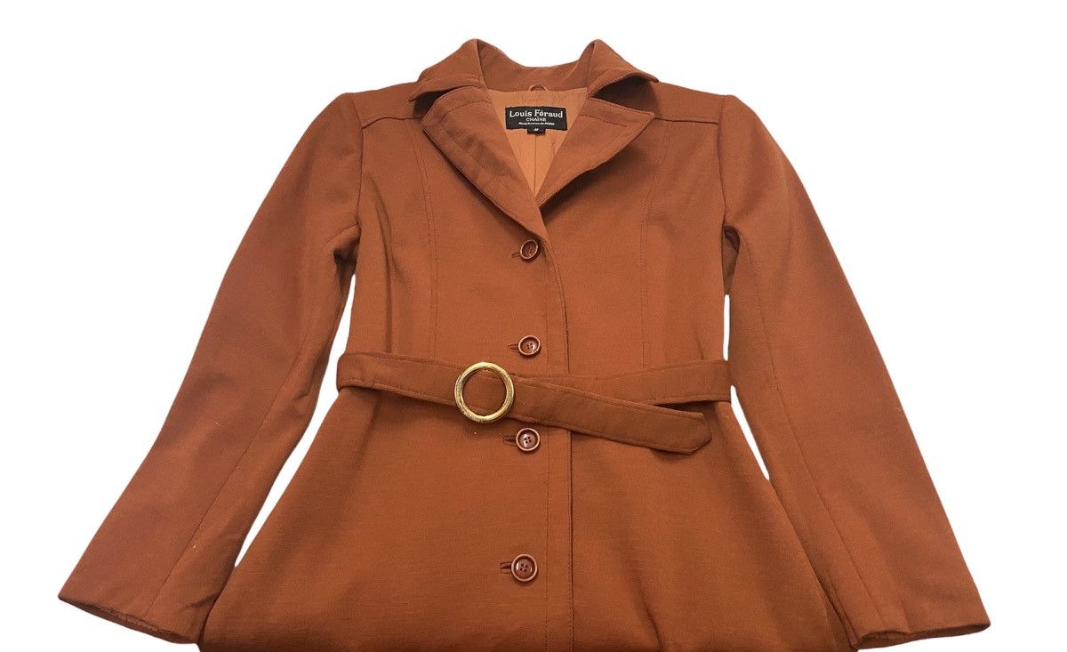 Designer × Louis Feraud Louis Feraud Chaine Ladies Trench Coat Size ONE SIZE - 8 Thumbnail