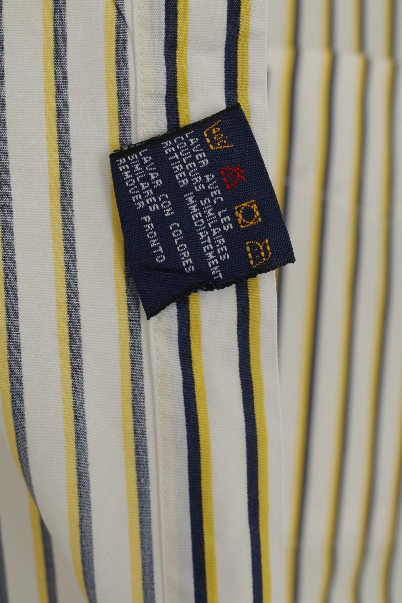 Tommy Hilfiger Tommy Hilfiger Men M Casual Shirt Yellow Cotton 7134 Size US M / EU 48-50 / 2 - 6 Thumbnail