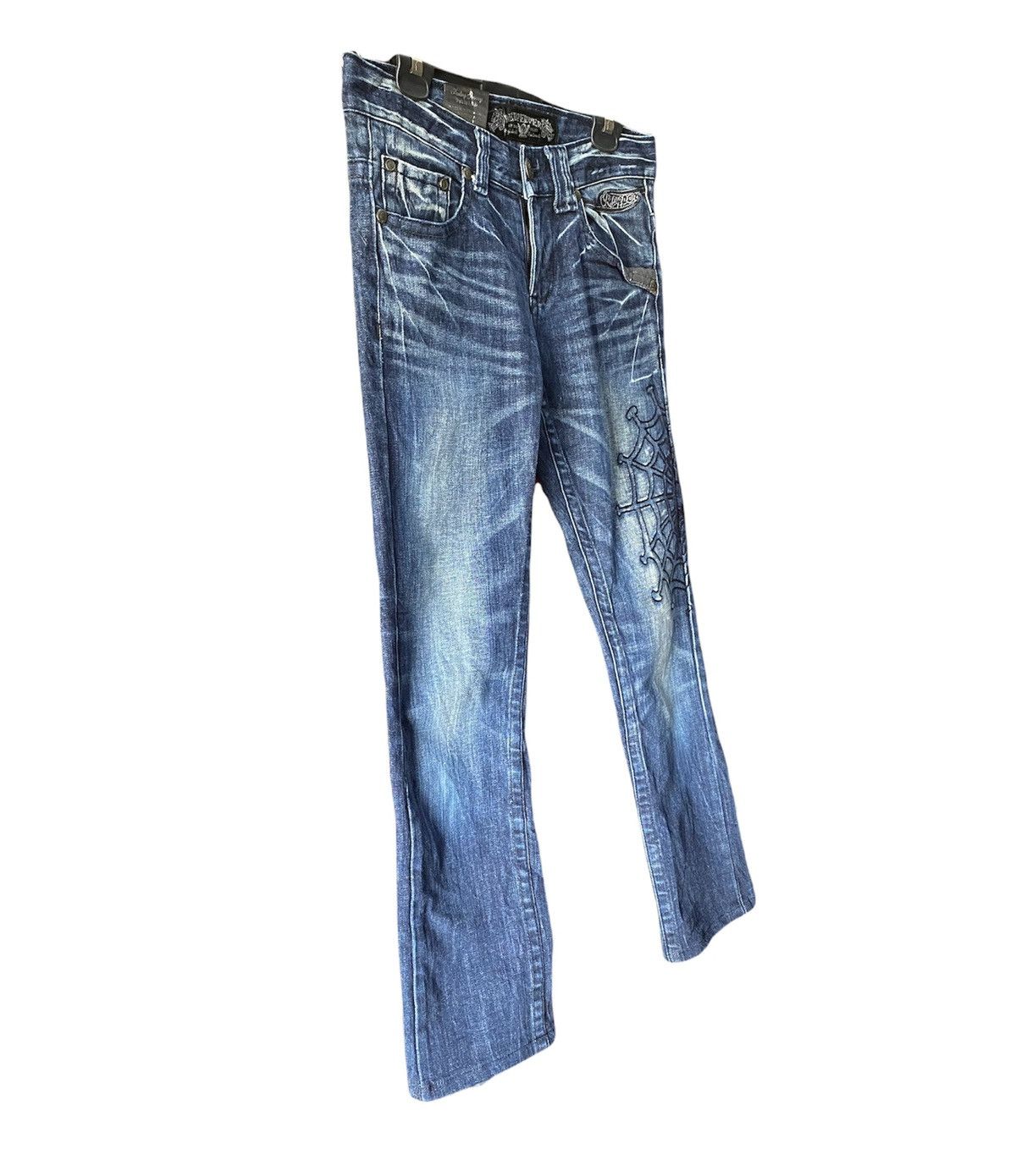 Vintage Red Peppers Skinny Jeans Art Size US 32 / EU 48 - 3 Thumbnail