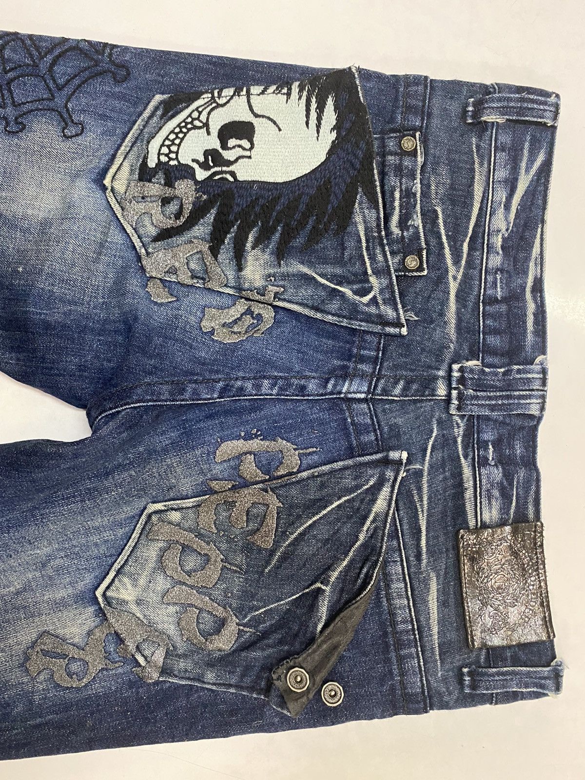 Vintage Red Peppers Skinny Jeans Art Size US 32 / EU 48 - 8 Thumbnail