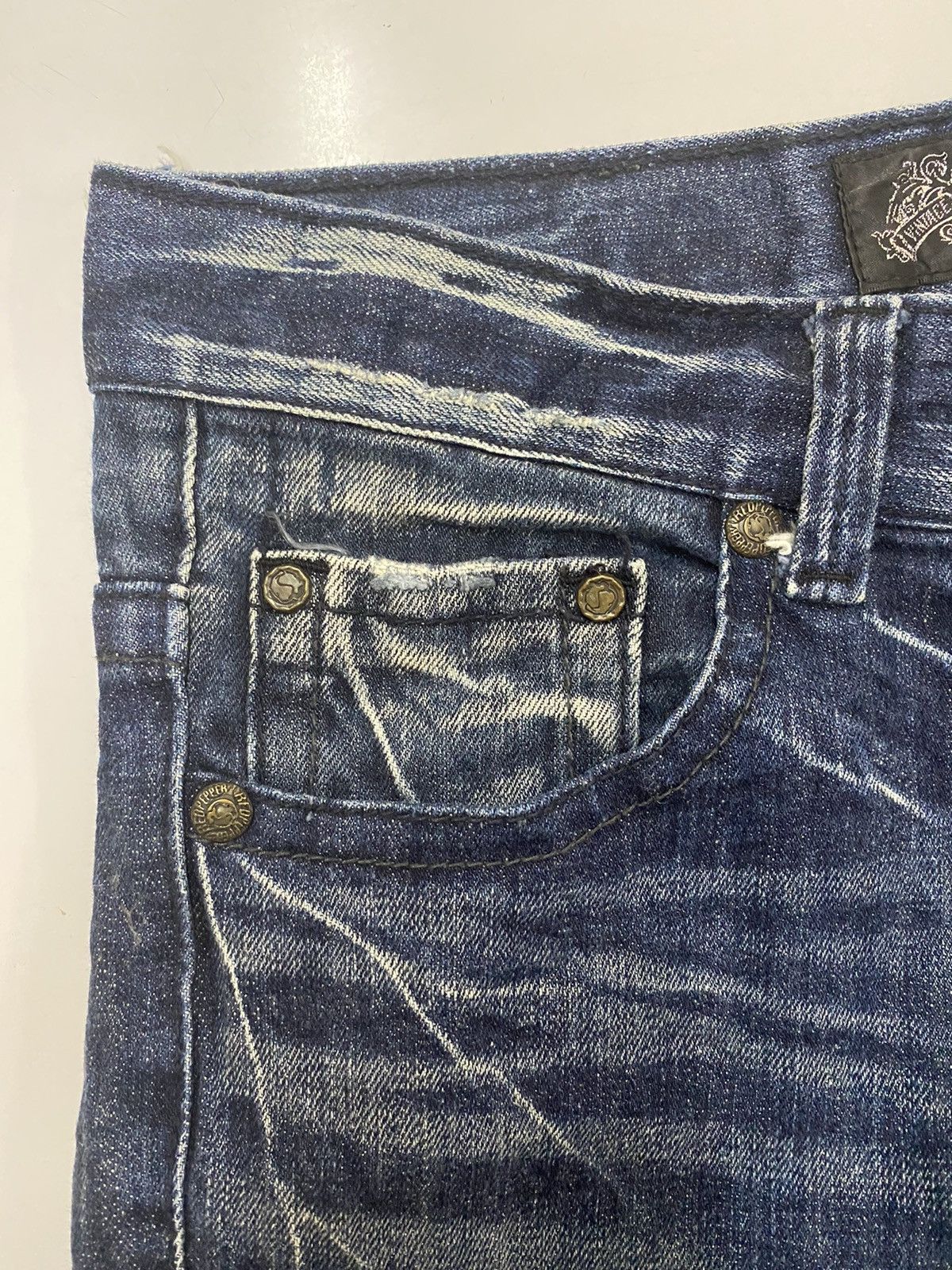 Vintage Red Peppers Skinny Jeans Art Size US 32 / EU 48 - 11 Thumbnail