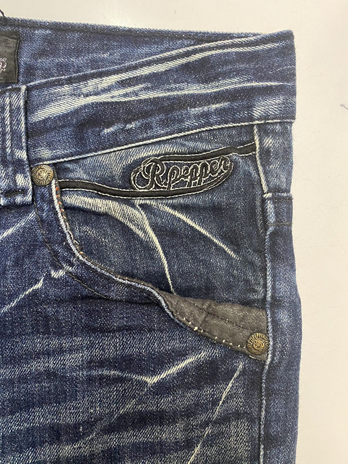 Vintage Red Peppers Skinny Jeans Art Size US 32 / EU 48 - 10 Thumbnail