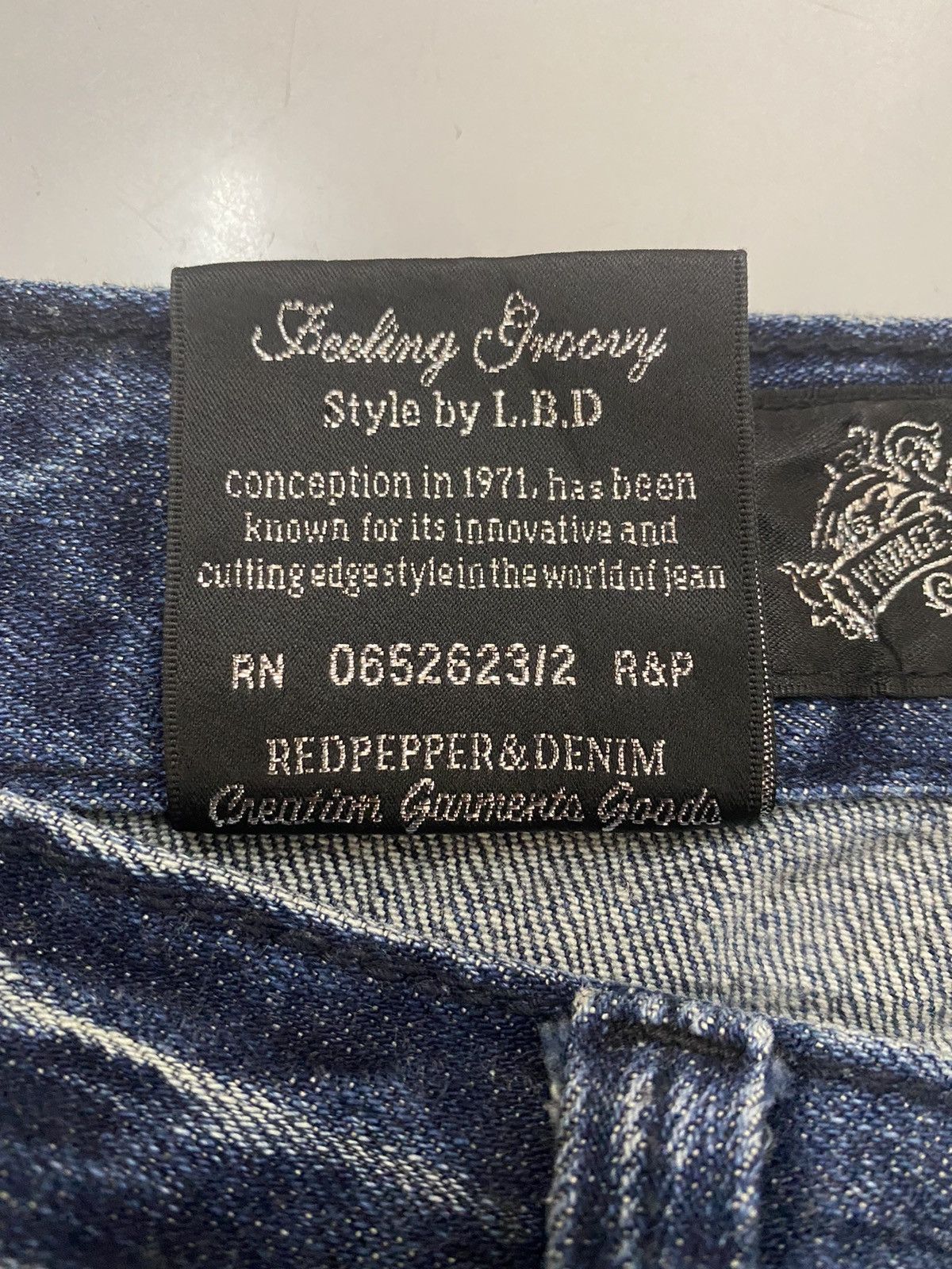 Vintage Red Peppers Skinny Jeans Art Size US 32 / EU 48 - 15 Thumbnail