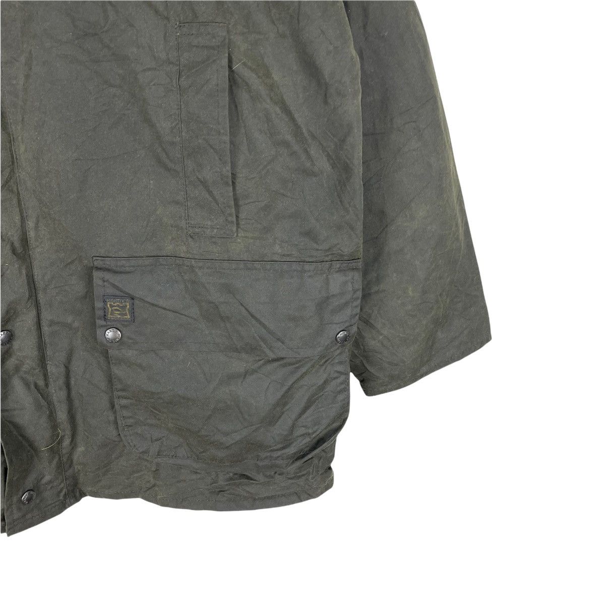 Vintage ❄️HOUSE OF HARDY WAXED FISHING ZIPPER JACKET Size US L / EU 52-54 / 3 - 6 Thumbnail