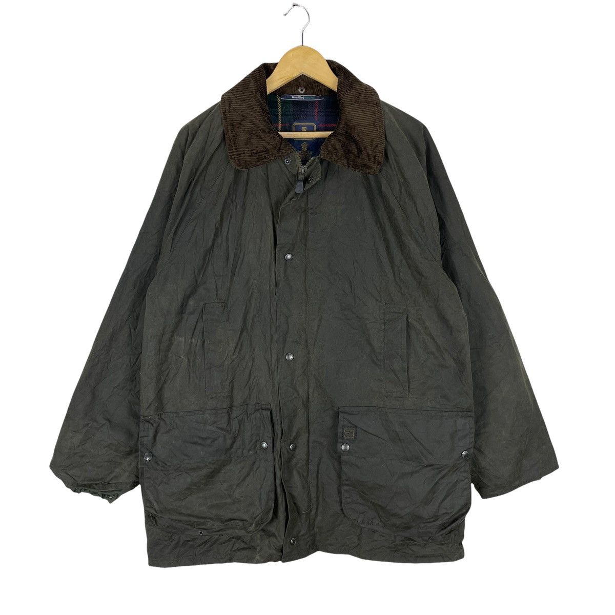 Vintage ❄️HOUSE OF HARDY WAXED FISHING ZIPPER JACKET Size US L / EU 52-54 / 3 - 2 Thumbnail