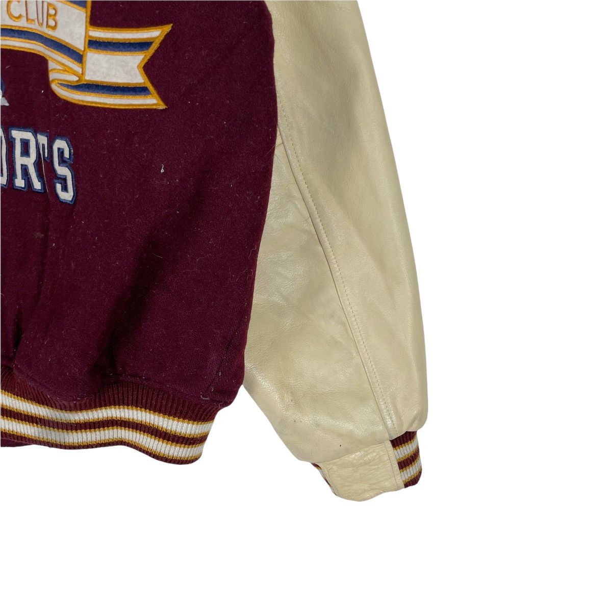 NHL 🔥HOT SCOOP COLLEGE HOCKEY VARSITY LEATHER JACKET Size US L / EU 52-54 / 3 - 9 Thumbnail