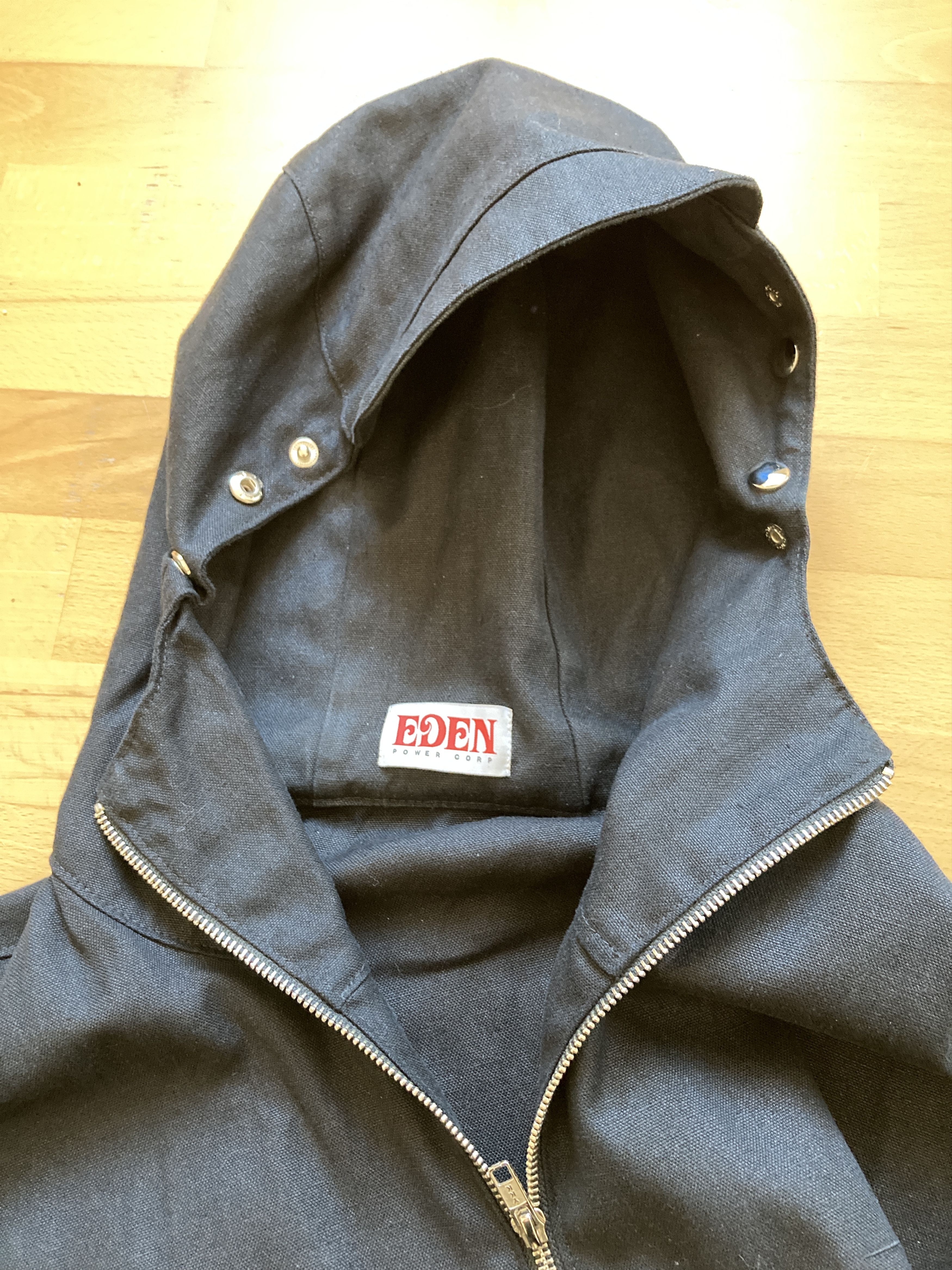 EDEN Power Corp Eden Power Corp Black Hemp Enoki Zipped Hooded