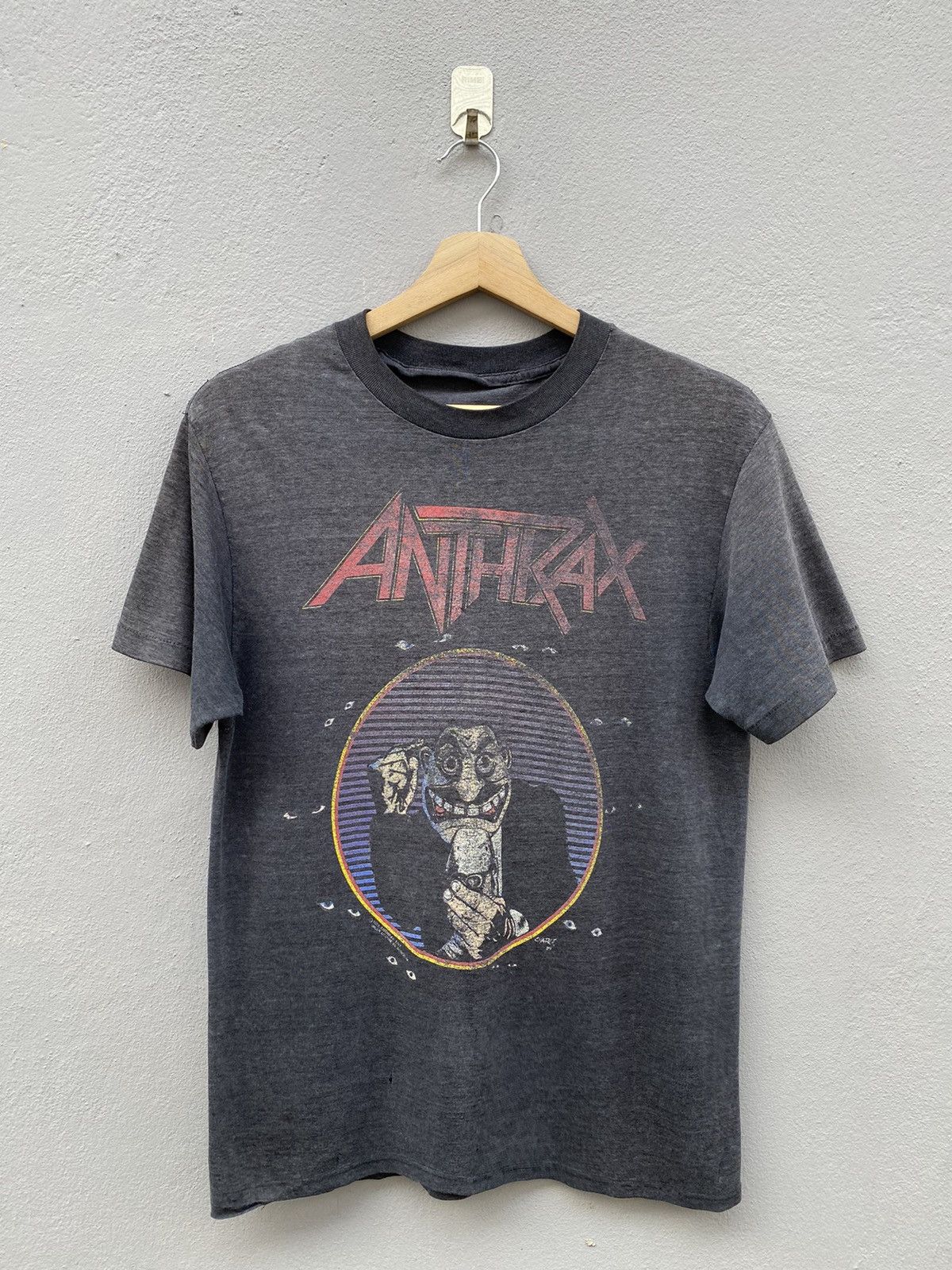 Band Tees Vtg Distressed Anthrax “Don’t You F@#k’n Look At Me” RareTee Size US M / EU 48-50 / 2 - 1 Thumbnail