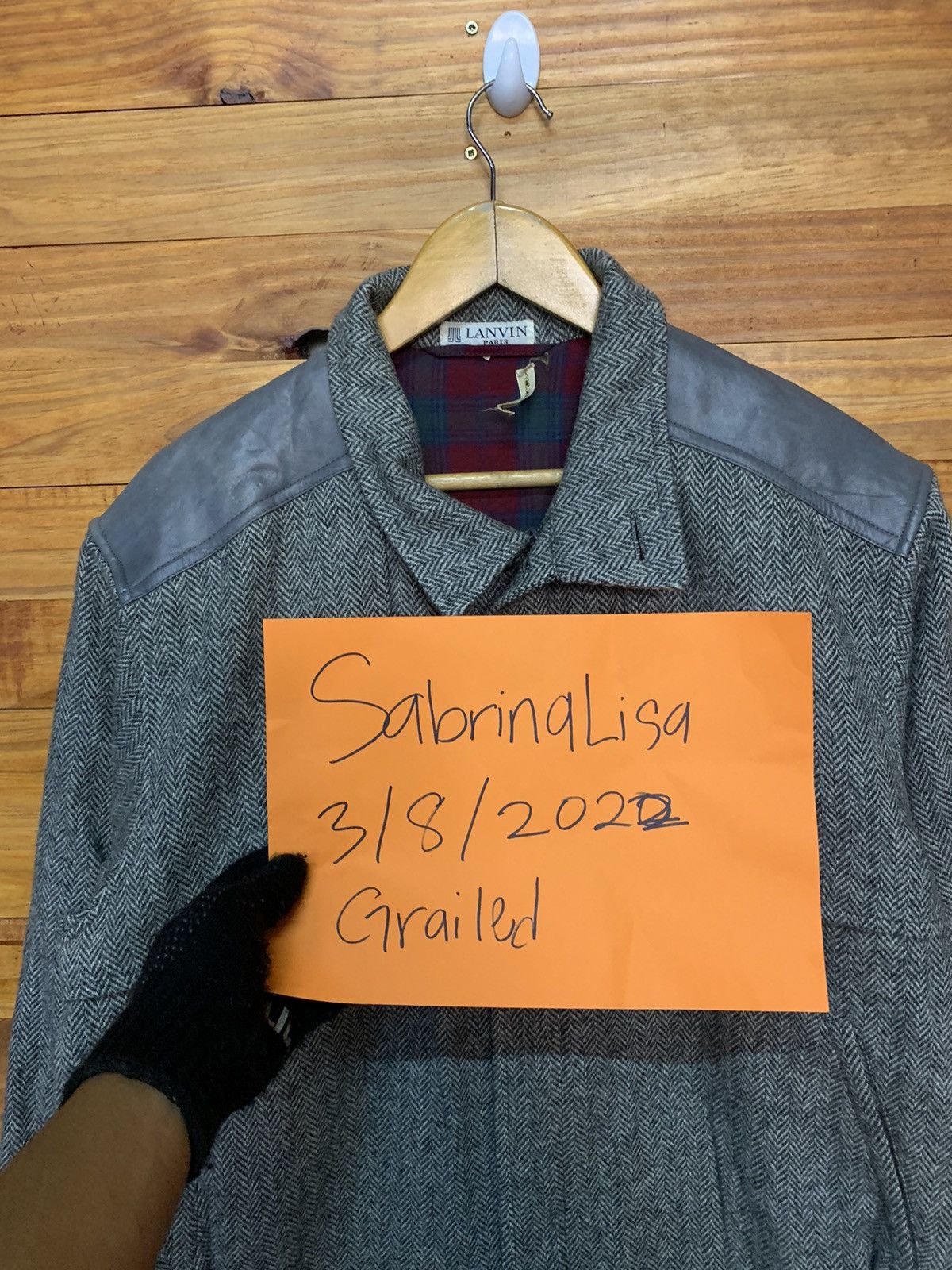 Lanvin Vintage Lanvin Gingham Wool Jacket Size US M / EU 48-50 / 2 - 9 Thumbnail