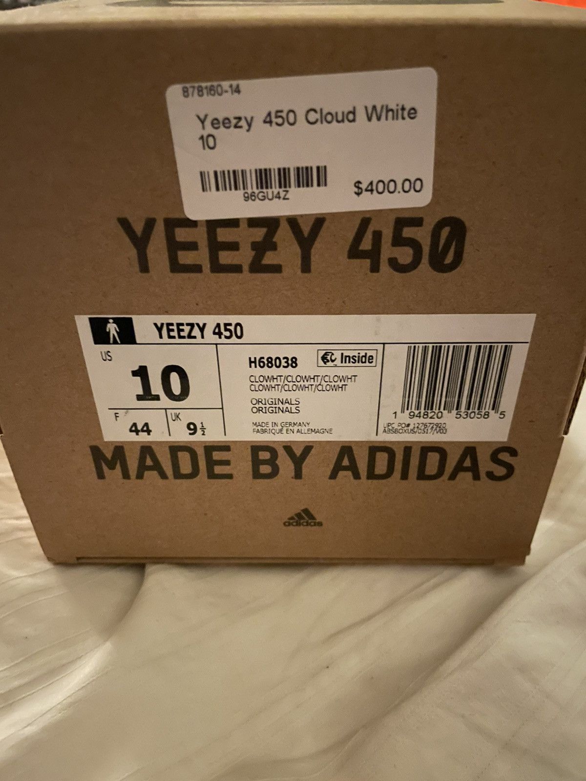 Adidas × Kanye West Yeezy 450 cloud white Size US 10 / EU 43 - 5 Thumbnail