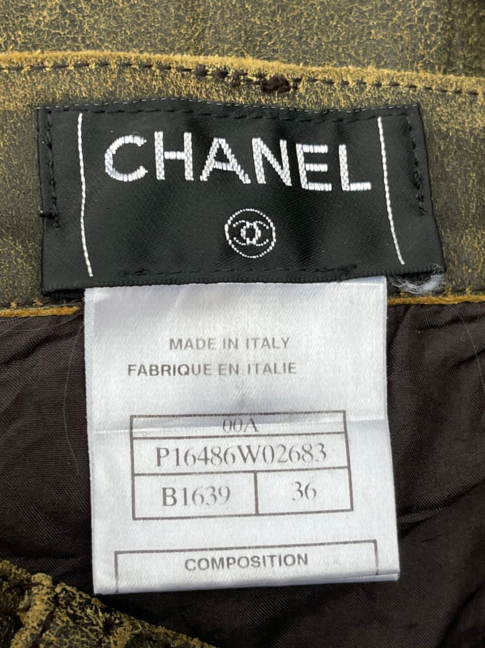Chanel Chanel Western Style Calfskin Leather Denim Pant Size US 28 / EU 44 - 13 Thumbnail