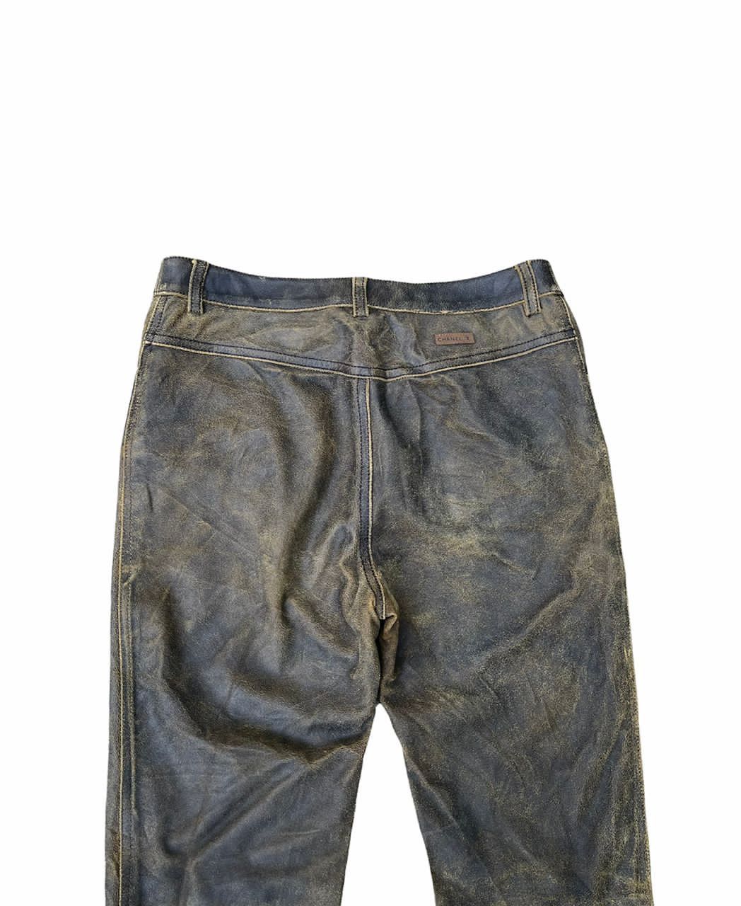 Chanel Chanel Western Style Calfskin Leather Denim Pant Size US 28 / EU 44 - 10 Thumbnail
