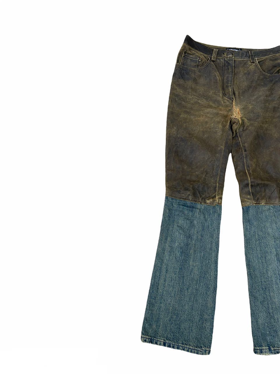 Chanel Chanel Western Style Calfskin Leather Denim Pant Size US 28 / EU 44 - 4 Thumbnail