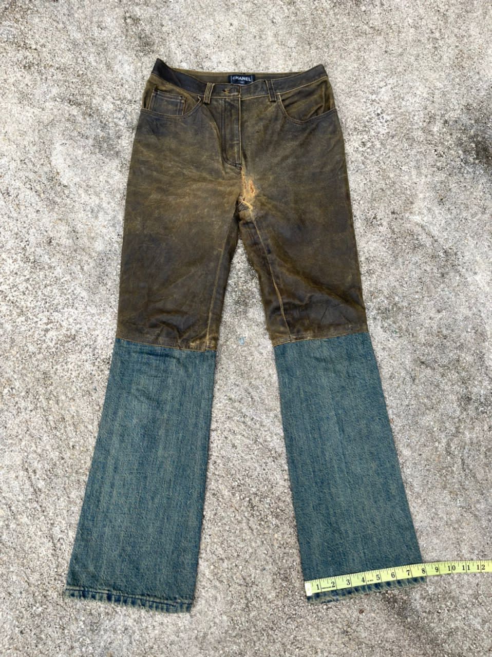 Chanel Chanel Western Style Calfskin Leather Denim Pant Size US 28 / EU 44 - 25 Thumbnail