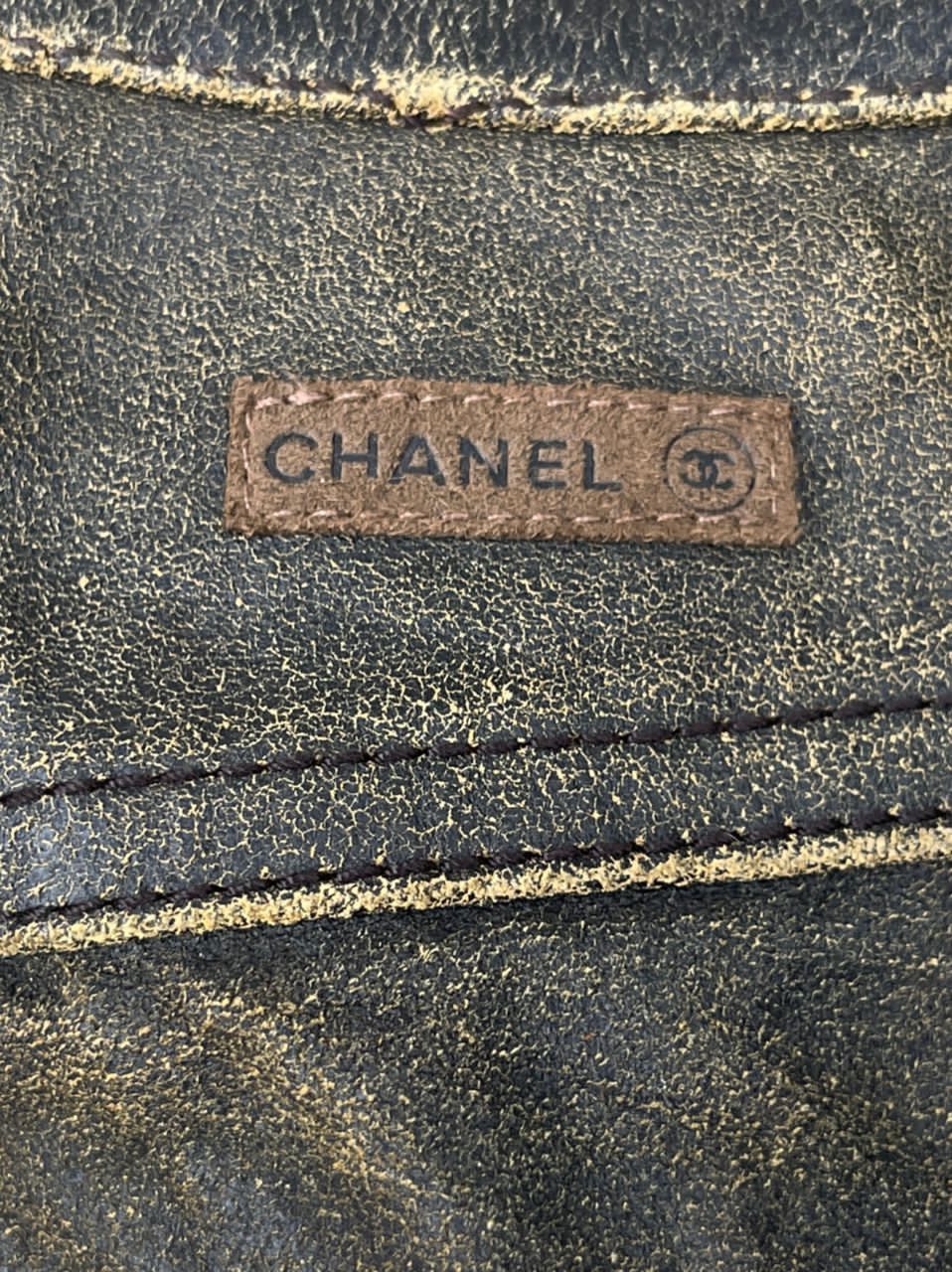 Chanel Chanel Western Style Calfskin Leather Denim Pant Size US 28 / EU 44 - 12 Thumbnail