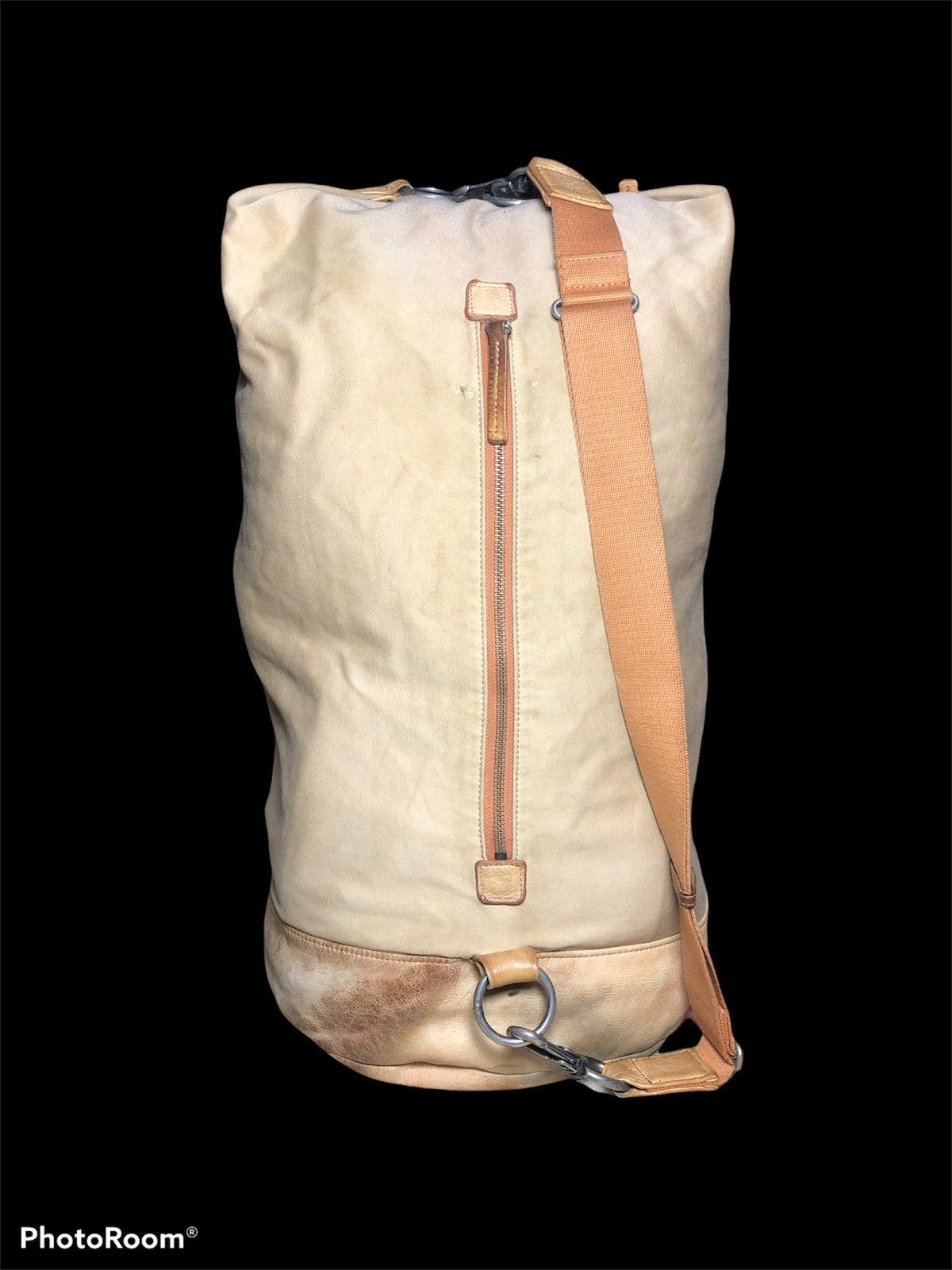 Porter VINTAGE PORTER BULLET TANK MILITARY DUFFEL STYLE BAG Size ONE SIZE - 2 Thumbnail