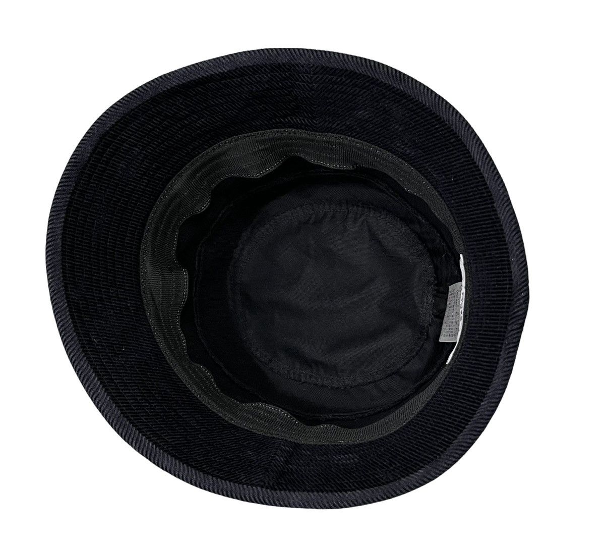 Yohji Yamamoto FYE🔥YOHJI YAMAMOTO GOTHIC Black Corduroy Bucket Hat Size ONE SIZE - 5 Thumbnail