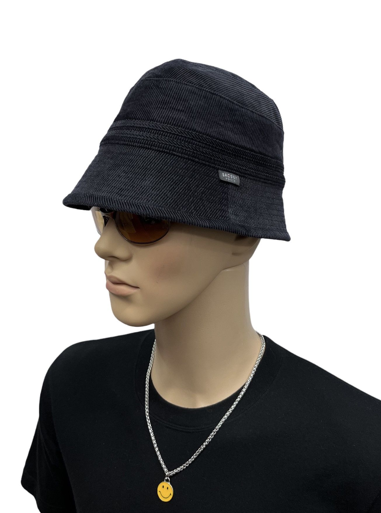 Yohji Yamamoto FYE🔥YOHJI YAMAMOTO GOTHIC Black Corduroy Bucket Hat Size ONE SIZE - 1 Thumbnail