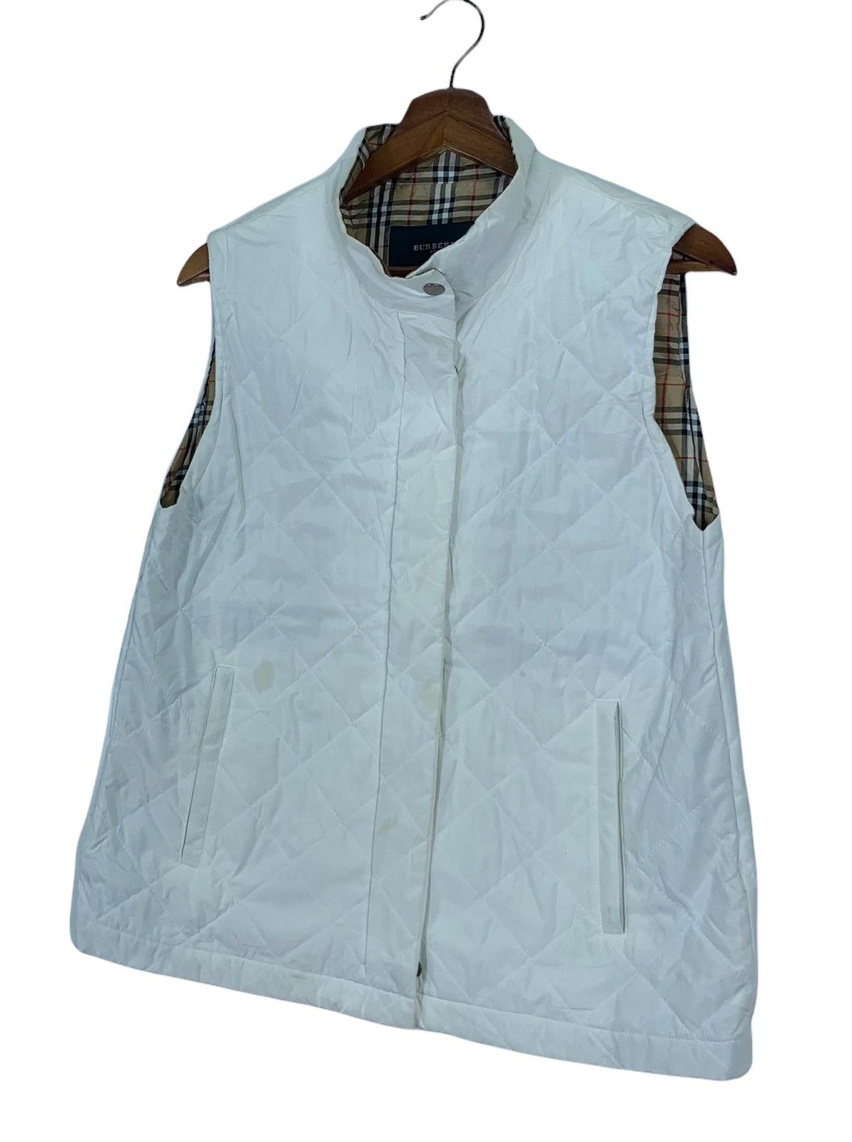 Burberry Vintage Burberry Quilted Vest Jacket Size US L / EU 52-54 / 3 - 2 Thumbnail