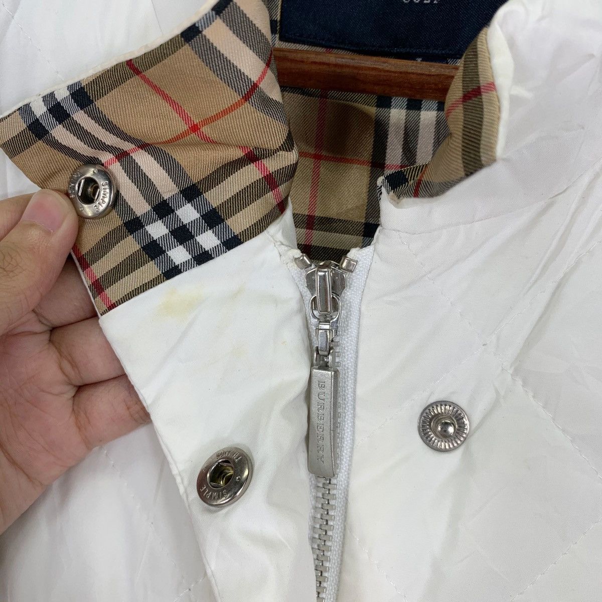 Burberry Vintage Burberry Quilted Vest Jacket Size US L / EU 52-54 / 3 - 8 Thumbnail