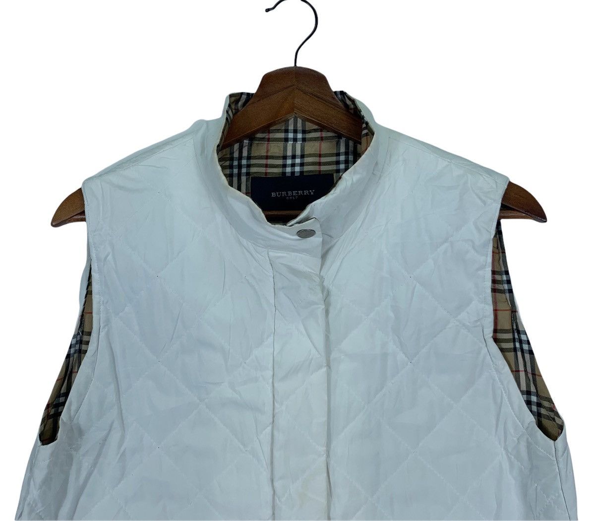 Burberry Vintage Burberry Quilted Vest Jacket Size US L / EU 52-54 / 3 - 3 Thumbnail