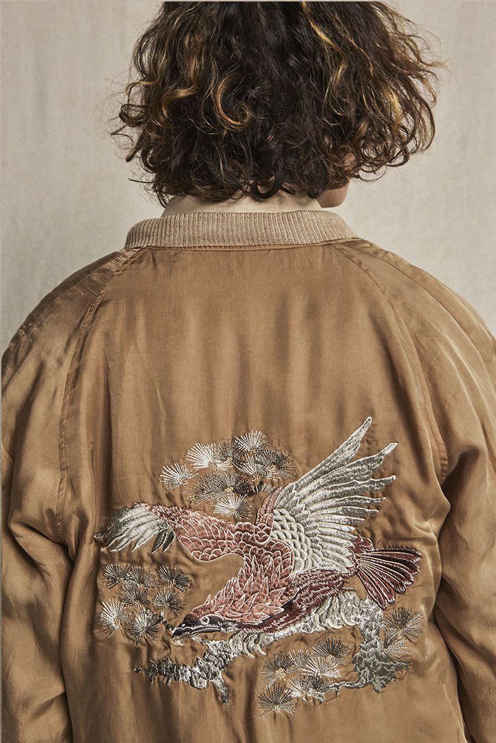 Old Joe Old Joe Crush Velvet Souvenir Jacket Kapital RRL Visvim 45r Size US M / EU 48-50 / 2 - 12 Thumbnail