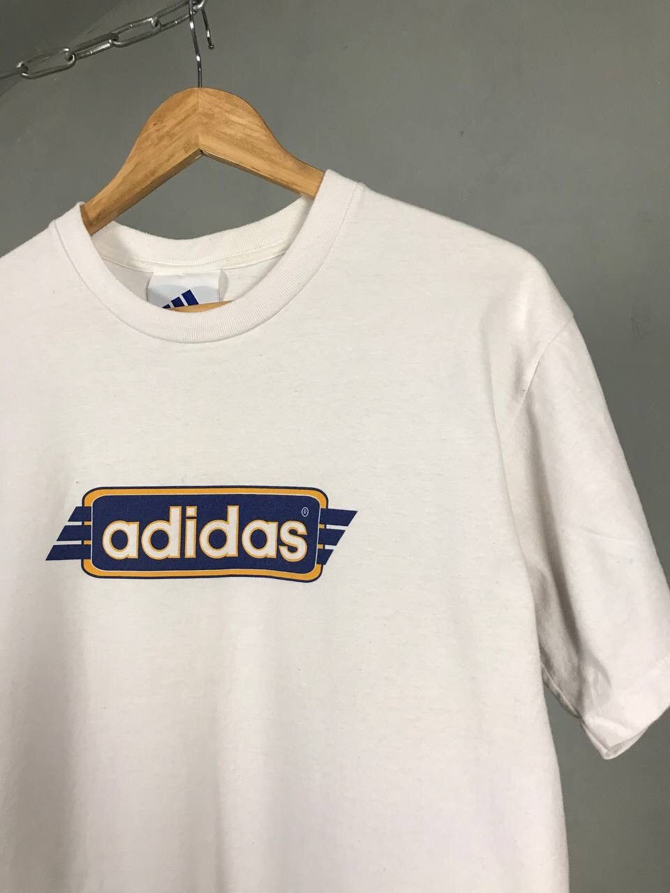 Adidas × Vintage Adidas Vintage Sportwear White Tee Size US S / EU 44-46 / 1 - 2 Thumbnail