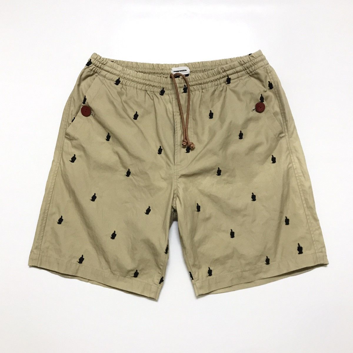 Undercover Undercover Talking Heads Middle Fingers SS13 Shorts Size US 30 / EU 46 - 1 Thumbnail