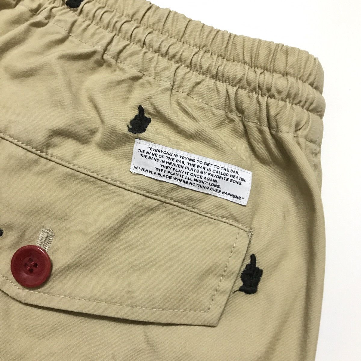 Undercover Undercover Talking Heads Middle Fingers SS13 Shorts Size US 30 / EU 46 - 6 Thumbnail